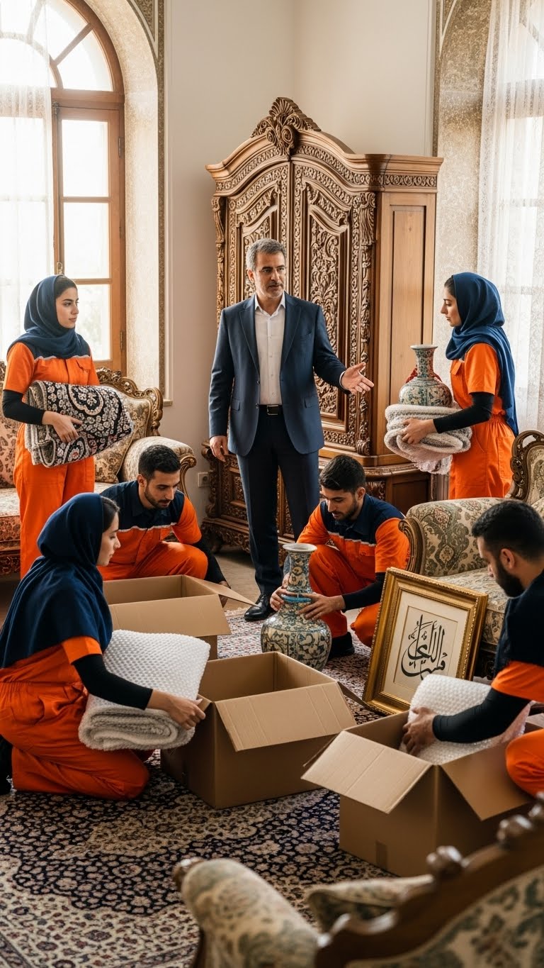 اسباب کشی با پرسنل خانم